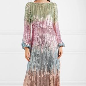 Rixo Pastel Sequin Dress XS